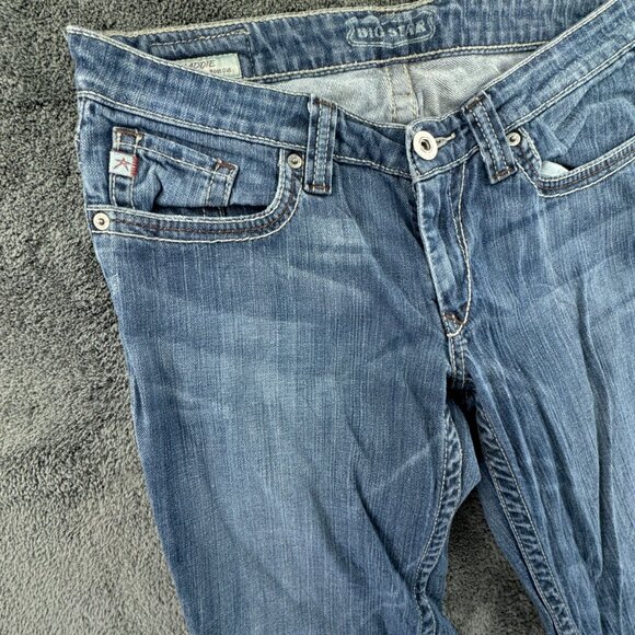 Big Star Jeans Maddie Bootcut Women 27L Denim Blue Adult Cotton Stretch Urban - Picture 2 of 16